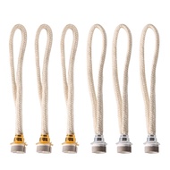 (NRPA) 6Pcs Catalytic Wick Replacement Oil Lamp Wick Replacement Wick Catalytic Air Control Catalytic Burner Lamps Wick