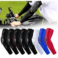 1 Pair Sports Crash Proof Support Pad El B Arm Compression Sleeve for Outdoor Basketball Football Bi