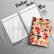 A5 LIST BOOK | Manual Attendance Book Notebook A5 Notebook