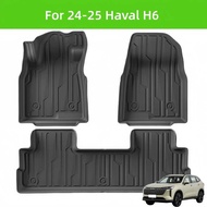For24-25 Haval H6 Carpet TPE Car Floor Mat/Rear TrunkMat