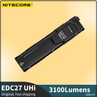 NITECORE EDC27 UHI Ultra Slim High-Performance EDC Flashlight 3100Lumens Built-in battery With OLED 