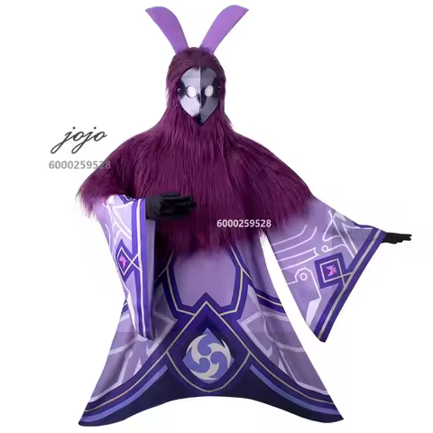 Game Genshin Impact Hydro Cryo Electro Pyro Abyss Mage Cosplay Costume Full Set Anime Role Play Hall