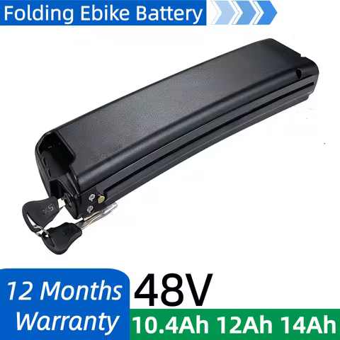Hygge Sorø Folding E-Bike 48V 10.4Ah 12Ah 14Ah Lithium-Ion Folding Ebike Battery for Hygge Sorø Fold