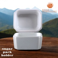 SUGAR PACK HOLDER HSI HOSPITALITY CERAMIC SACHET SUGAR PACK 9 X 7.5 cm by BELLE homestore