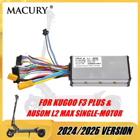48V28A Controller for AUSOM L2 MAX Single-Motor & KUGOO F3 PLUS Electric Scooter 48V 28A 2024 2025 O