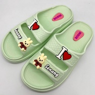 IR-218M-1 Sandal Selop Wanita Karakter Kelinci Senang / Sandal Karet Wanita Merek Irsoe Size 36-40