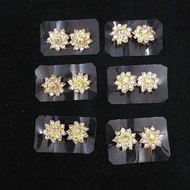 Anting Suweng Giwang Motif Bunga Emas Fashion Kuping Telinga High Quality