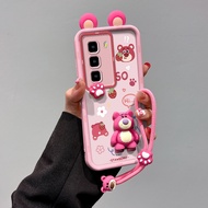 สำหรับ Infinix Hot 50 Pro Plus 4G เคสซิลิโคนหรูหรากันกระแทกเชือกมือสำหรับ Infinix 50Pro ร้อนบวก X688