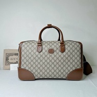 GUCCI GG Supreme老花帆布行李袋