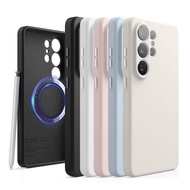 elago Galaxy S26 Ultra 磁吸防刮液態矽膠手機殼