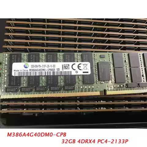 1 Pcs 32GB For Samsung 4DRX4 PC4-2133P REG M386A4G40DM0-CPB0Q Server Memory