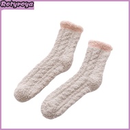 Womens Fuzzy Socks Winter Soft Warm Slipper Socks Cozy Fleece Lined Home Floor Socks Thickened Therm