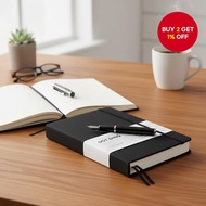 Dotted Notebook Planner A5 Cloth Hardcover Bullet Journal 96 Sheets 100 GSM