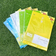 B2S Plastic File With Drawstring A4/F4 Size Mixed Colors 1 Pack