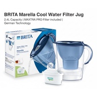[BRITA] Marella Cool Blue (2.4L) | Water Filter Jug | German Filtration Technology | MAXTRA PRO Filt