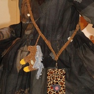 REhi สร้อยคอโทรศัพท์มือถือแบบพกพา ทำจากเส้นด้ายไนลอน ที่แขวนรูปช้างและม้าขนาดเล็ก ที่คาดข้างไหล่แบบส