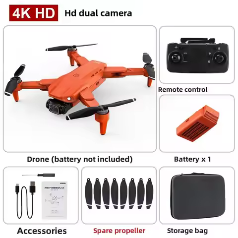 4K Professional HD Dual Camera L900 Pro GPS 5G Wifi Photography Brushless with Storage Bag RC Distan