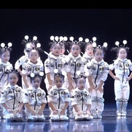 Space Costume Children's Space Costume Robot Lotus Performance Costume Costume Dance Performance Tec