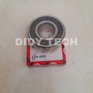 FAG brand bearings or laker type 6204-2RSR-C3.