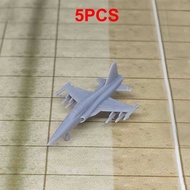 5Pcs Small Model F-5 Freedom Fighting Aircraft 1/700 350 Scale Simulation Supersonic Fighter Jet DI