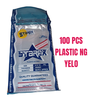 STAREX PLASTIC ICE BAG, PLASTIC NG YELO 100 PCS