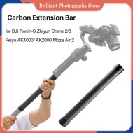 Gimbal Extension Pole 35cm Carbon Fiber Bar Rod for DJI Ronin S SC RS 2 OSMO Mobile OM 3 4 5 ZHIYUN Crane 2 Weebill Camera Stabilizer