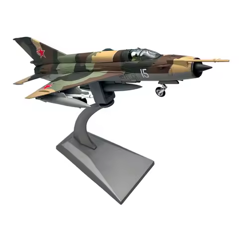 1/72 Scale Soviet MiG-21 Mig21 Fishbed Jet Fighter Plane Aircraft Airplane Diecast Metal Plane Aircr