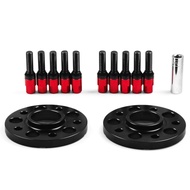【Limited edition】 15mm 5x112mm 66.6mm Hub Centric Bore Wheel Spacers M14x1.25 Tapered Bolts For Bmw 