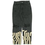 INPERFECT DENIM x CITYSHOP 24AW 特別訂製 A 型牛仔褲 褪色做舊改造牛仔褲 24030043000430 贈送黑色拉鍊牛仔褲 [二手] [INPERFECT DENIM