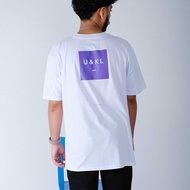 UNKL347 White T-Shirt Combed Material Simple Motif NIKT