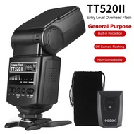 Godox Thinklite Camera Flash TT520II with Build-in 433MHz Wireless Signal for DSLR TT520 II