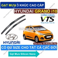 3-Segment Wipers/Clean Clear Wipers for Hyundai Grand i10/ Hyundai Grand i10/ i10 Windshield Wipersb