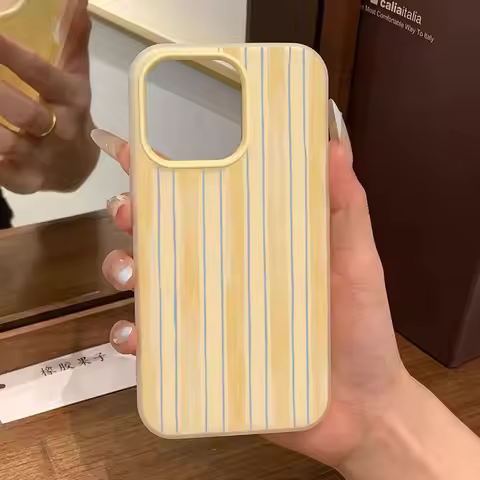 Luxury Striped Shockproof Matte Candy Color 2 in 1 Phone Case for Oppo F31 A6 A5X A5 A60 A3X A79 A78
