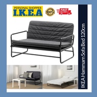 IKEA Hammarn Sofa Bed Sofa-Bed Sofabed Guest Foldable Washable Cover Can Transform 2 Seater Seat Two