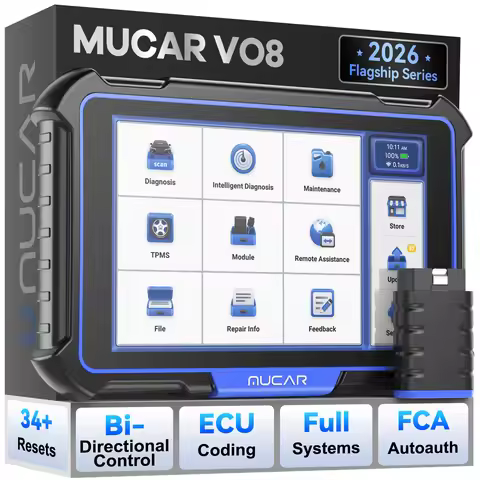Lifetime Free Update MUCAR VO8 OBD2 Scan Tools All System Diagnosis ECU Coding Bi-directional Contro