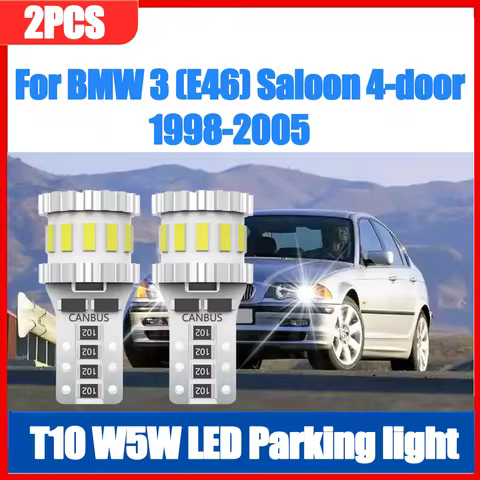2PCS Canbus No error W5W T10 LED Car Parking Light Bulbs 3400LM 12V 24V 6W Small Lights For BMW 3 (E