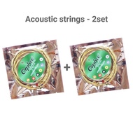 Set Guitar String Gitar Akustik (Kapok String/ Gitar String/ Tali Gitar) 6pcs