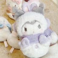 Sanrio冬日地區限定堆雪人掛件 kuromi