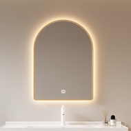 Wall Bathroom Smart Bathroom Mirror 9w American Retro Mirror Bathroom Style Face Wash French Medieva