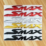 Motorcycle 3D Tank Emblem Stickers SMAX Logo Decals For Yamaha SMAX