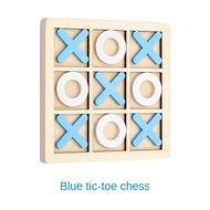 กระดานหมากรุกไม้เก้ากล่อง XO รูปทรงดีสำหรับเด็กของเล่นปริศนาสำหรับการศึกษาปฐมวัยเกมโต๊ะคิดอย่างมีตรรกะฝึกซ้อม