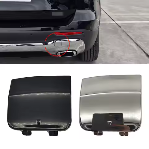 For Mercedes W247 Car Rear Bumper Tow Hook Cover Cap Silver For Benz GLB Class GLB200 GLB220 GLB180 