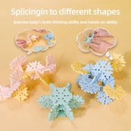 TYRY.HU Snowflake blocks Geometric shapes Montessori toys for 3-6 years old Children Building blocks Kindergarten