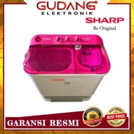 MESIN CUCI 2 TABUNG SHARP ES-T 75NT 7.5 KG MESIN CUCI EST 75 NT SHARP