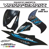 MIO SOUL OLD VARIATION STRIPING TRANSPARENT STICKER/ MIO SOUL CARBON STICKER