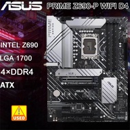 Z690 Motherboard ASUS PRIME Z690-P WIFI D4 LGA 1700 DDR4 128GB Support Core i7-13700T i5-13500 cpu P