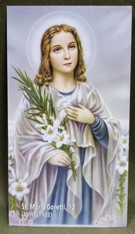 STAMPITA - SAINT MARIA GORETTI (WITHOUT PRAYER) 100PCS/BUNDLE