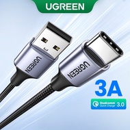 สายชาร์จสั้น UGREEN สายชาร์จ ชาร์จเร็ว Type C 3A สำหรับไอโฟน15 ซัมซุง Android สายสั้น สายชาร์จแบตสำร