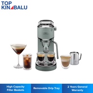 DE'LONGHI EC890.GR (GREEN) DEDICA DUO PUMP ESPRESSO MACHINE