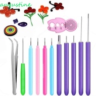 AUGUSTINE 12PCS Paper Quilling Tools, Paper Craft Paper Curling Quilling Needle Kit, Paper Strips Qu